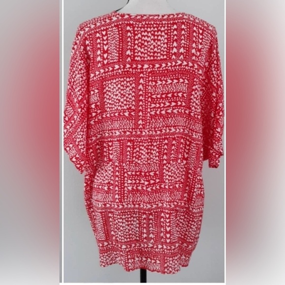 Victoria’s Secret Romantic Short Kimono Robe Red White Hearts - Picture 10 of 11